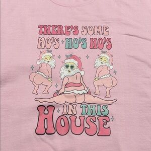 Pink Holiday Graphic crewneck funny
